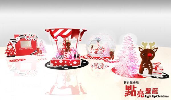 4樓會為大家展示最「紅」的潮流服飾,以配合聖誕主題。 怪獸大學 X 新世紀 聖誕派對